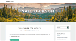 Desktop Screenshot of natedickson.com